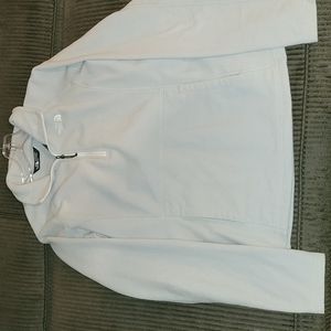 Gray north face pull over